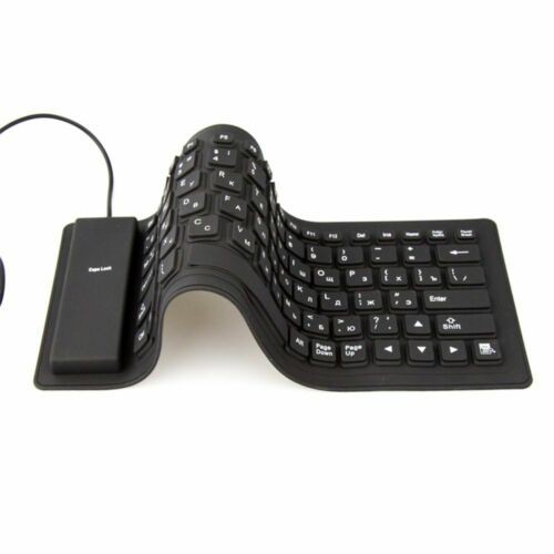 85 Key Flexible Mini Foldable Wired Usb Computer Keyboards Portable Waterproof Silicone Soft 6637