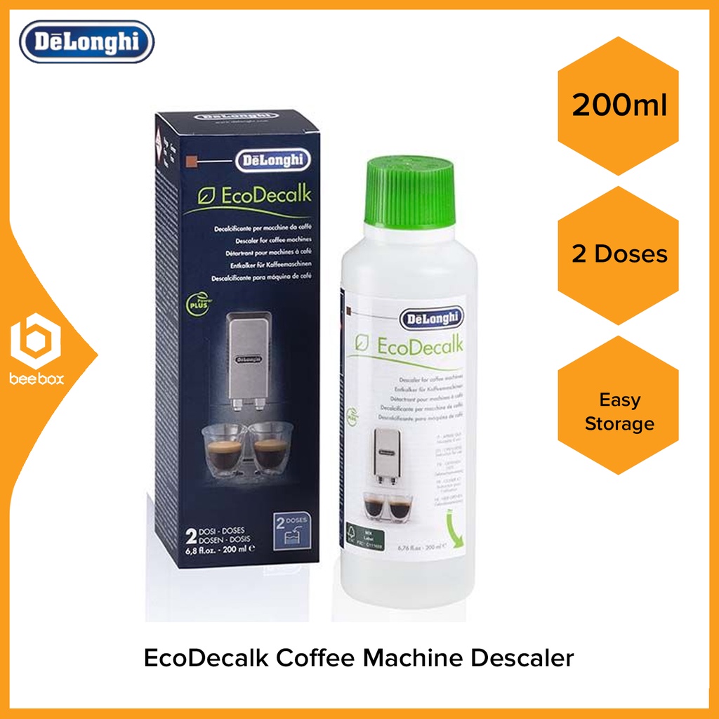 Ecodecalk Mini DLSC200 &ndash; Decalcificante Per Macchine Caff&egrave; &ndash; 2 Dosi Da 100 Ml