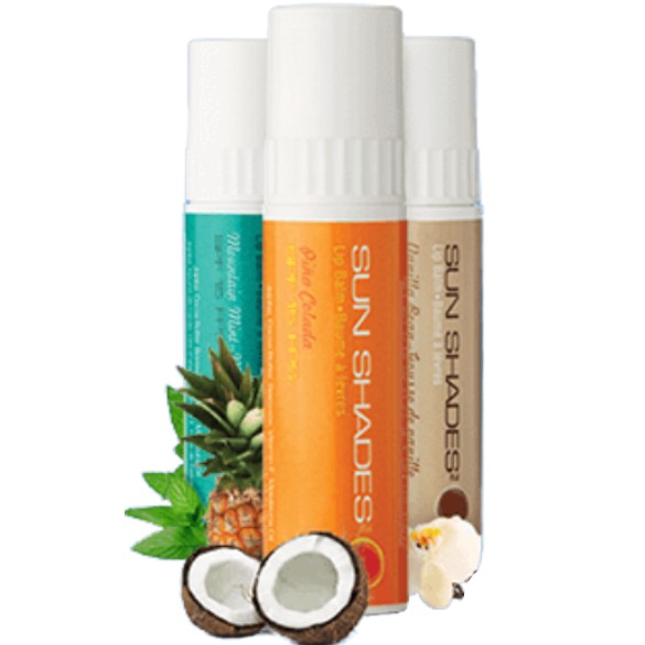 Ready Stock! Melaleuca Sun Shades Lip Balm SPF15 Mountain Mint