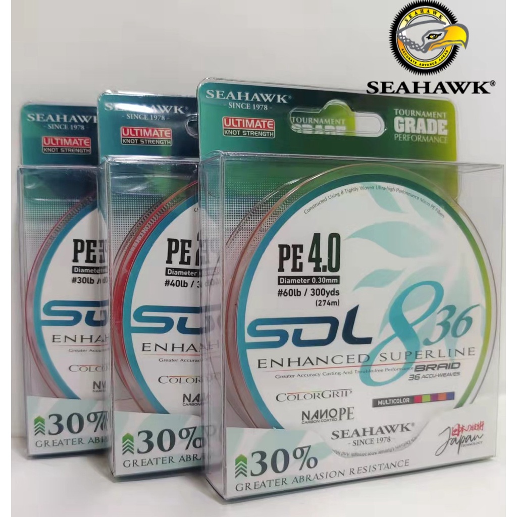SEAHAWK SOL 836 ENCHANCED SUPERLINE 150Y / 300Y | Shopee Malaysia