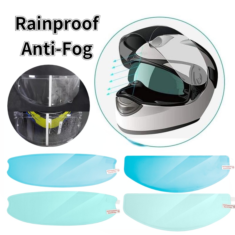 Universal Helmet Clear AntiFog Patch Rainproof Film Lens Film Visor