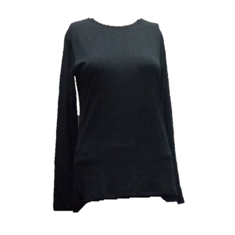 Inner Baju Lengan panjang HITAM | Shopee Malaysia