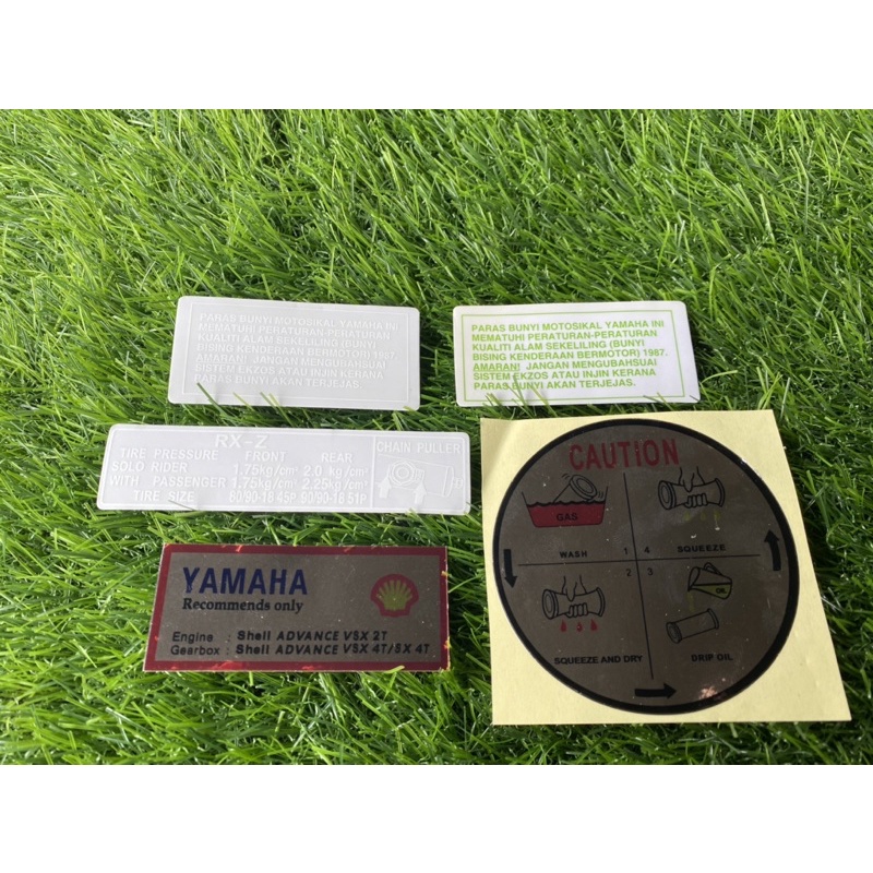 YAMAHA RXZ MILI/BOSS/YAHOO/CATALYZER/CATOK STICKER BODY | Shopee Malaysia