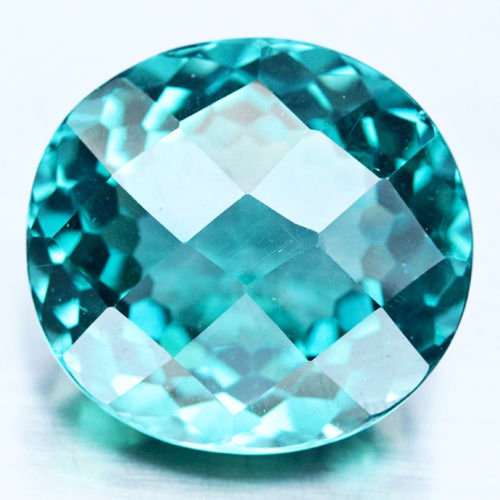 Natural Light Blue Brazil Quartz 23.99 Cts. Round Cut Eye Clean Grade ...