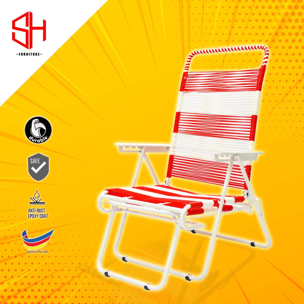 READY STOCK KEDAH 100 METAL RELAX CHAIR / LAZY CHAIR /KERUSI MALAS