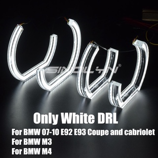 LED Angel Eyes Halo Rings Turn Signal 3D DTM LCI M4 Style For BMW E90 E92  F30 F31 E60 E82 M5 Accessories White