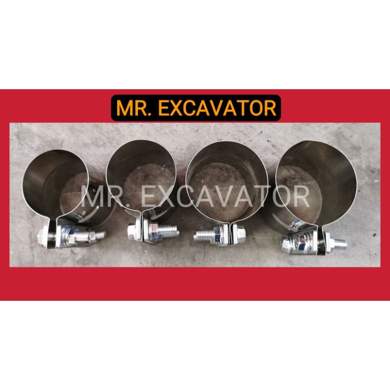 Excavator Exhaust Pipe Seal Clamp Muffler Clamp Turbo Exhaust Pipe Paip
