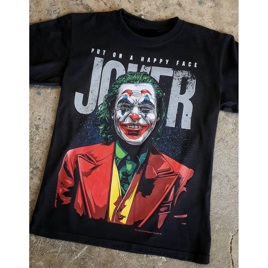 BT150 JOKER Put On A Happy Face Original Black Timber T Shirt Shopee Malaysia