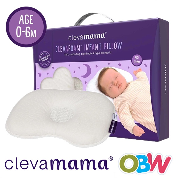 Clevamama Clevafoam Infant Pillow Bantal Baby Pillow Dimple Pillow Newborn Pillow Shopee Malaysia