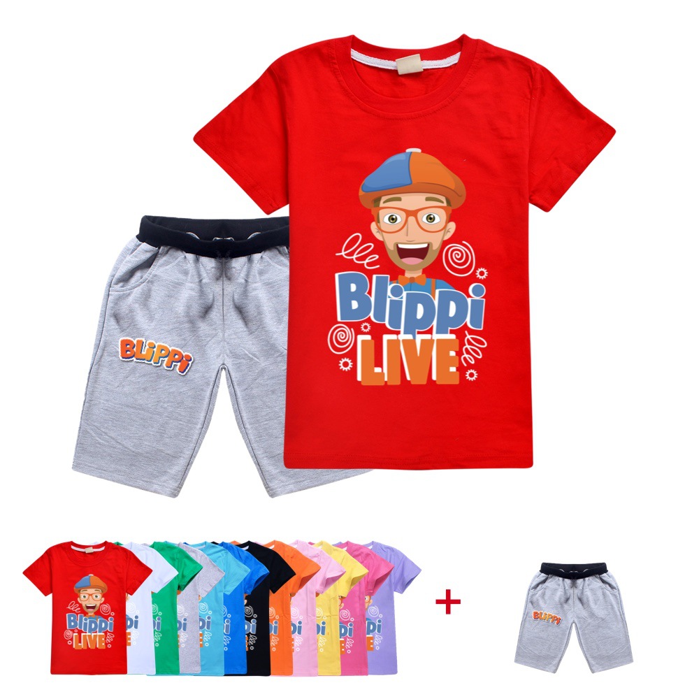 thumbnail interactive-video image 1 of BLIPPI AND MEEKAH HOODIE JOGGER TERNO 2 IN 1 SET FOR KIDS UNISEX 1-15 YEARS OLD | PH 1 of 9