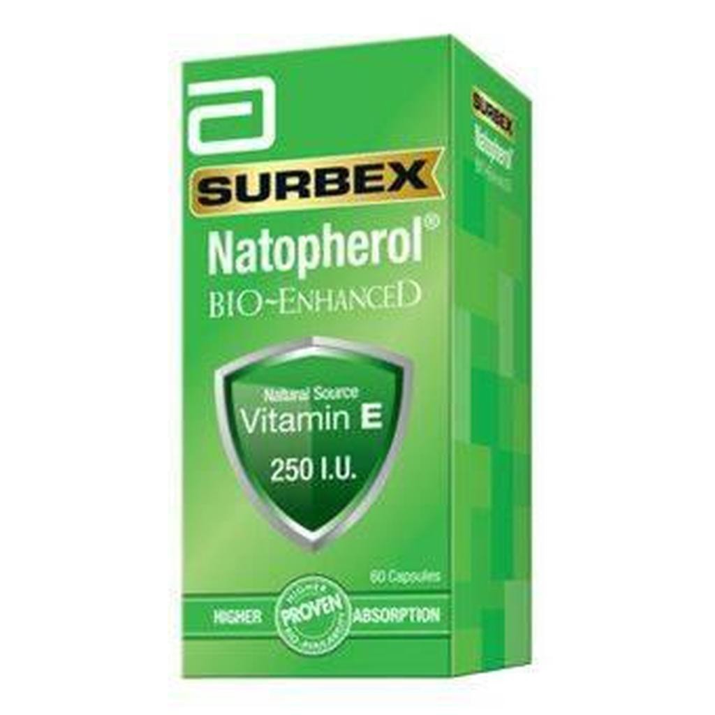 ABBOTT SURBEX NATOPHEROL E-250IU (60'S) | Shopee Malaysia