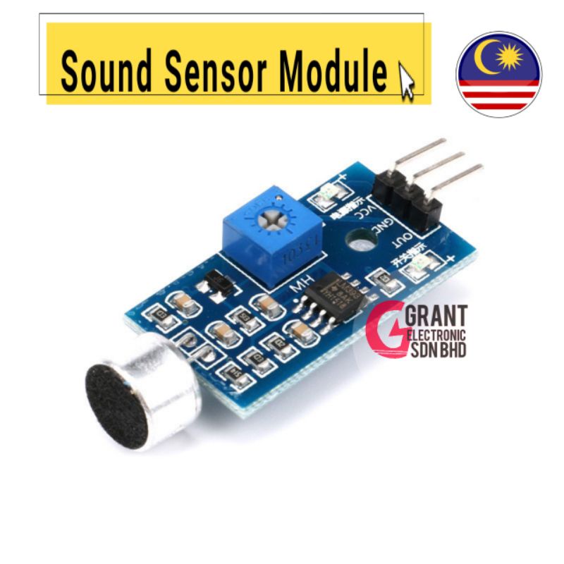 Microphone Module High Sensitivity Sound Sensor Module Adjustable Sound ...