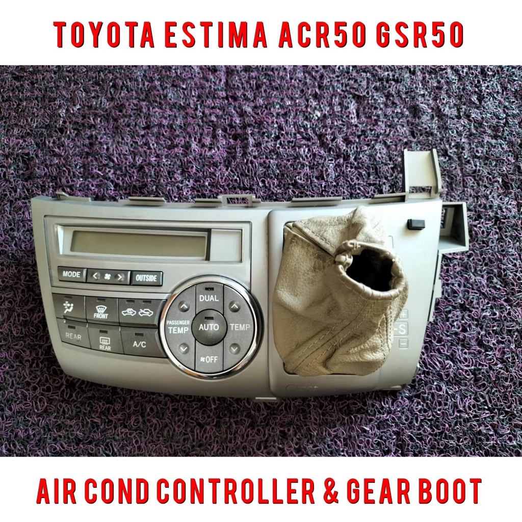 🇯🇵🇯🇵 Toyota Estima Previa ACR50 GSR50 Air Cond Controller & Gear Boot ...