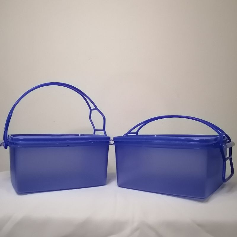 (BRAND NEW) Tupperware Blue Color Big Food Storage Container | Shopee ...