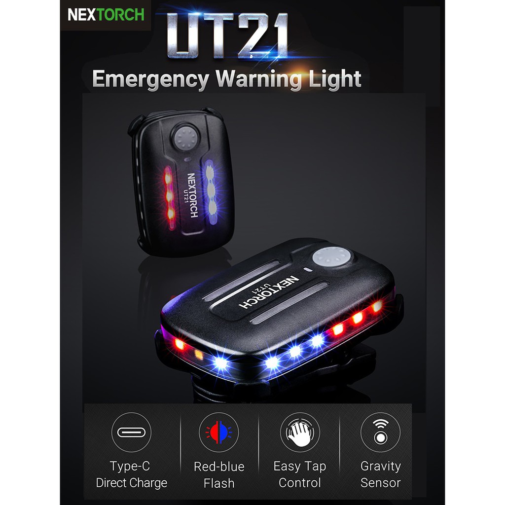Nextorch UT21 DUTY / Emergency Warning Light Shopee Malaysia