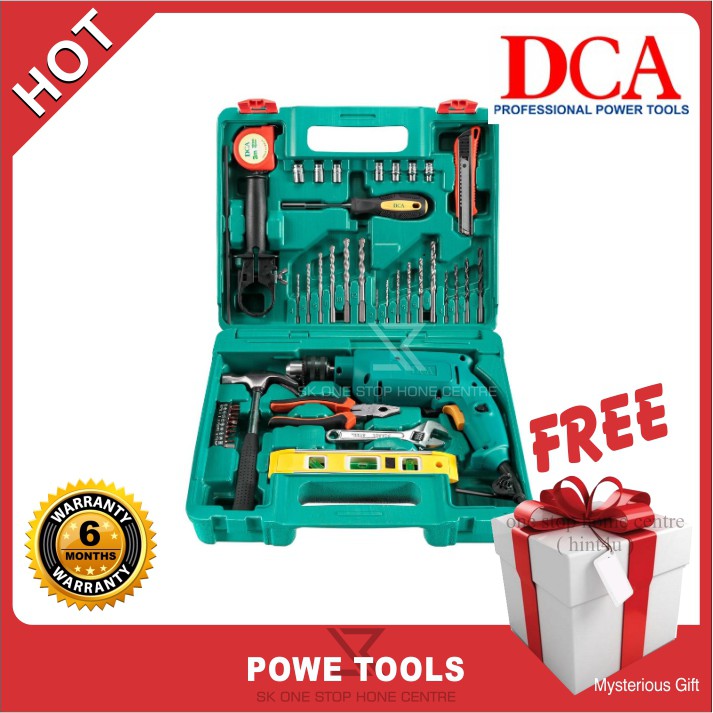 DCA AZJ 0413/Z1JFF0413 1/2" Impact Drill C/W (Versatile Set) Shopee Malaysia