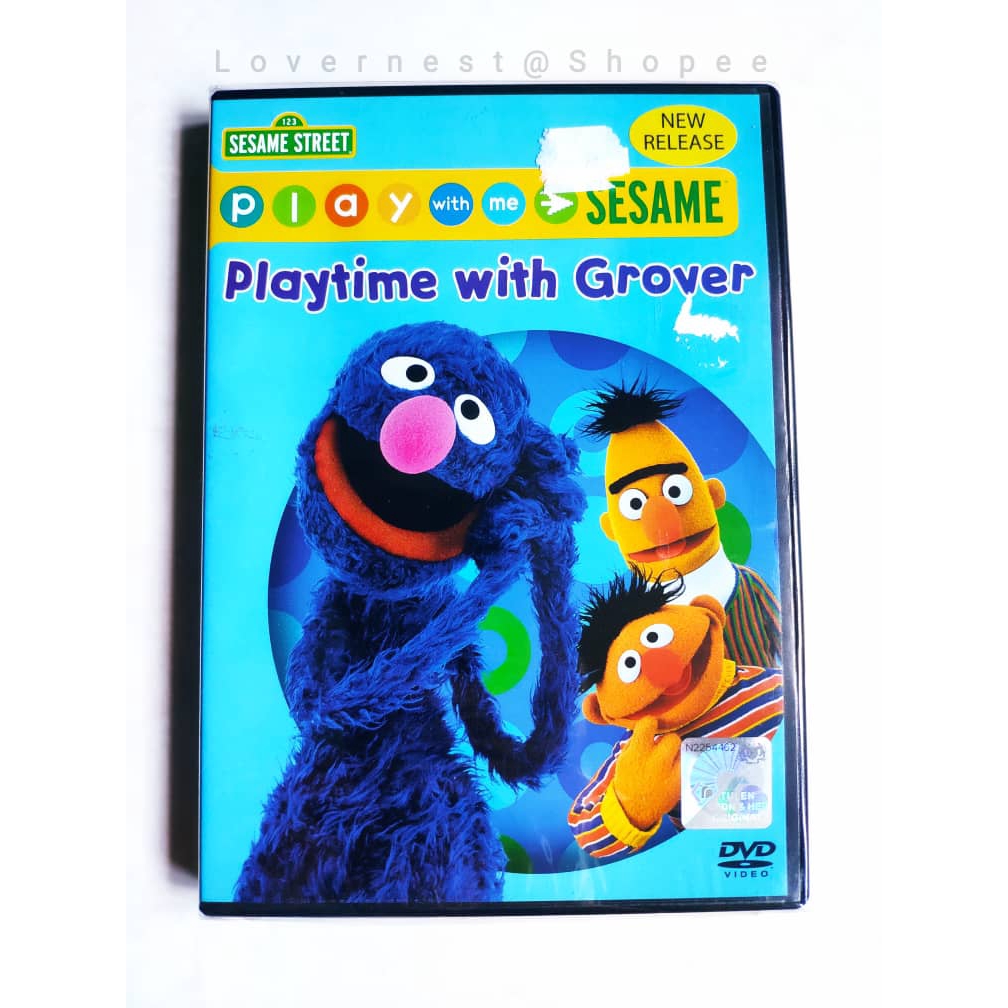 123 Sesame Street Play With Me Sesame Playtime With Grover DVD Shopee Malaysia