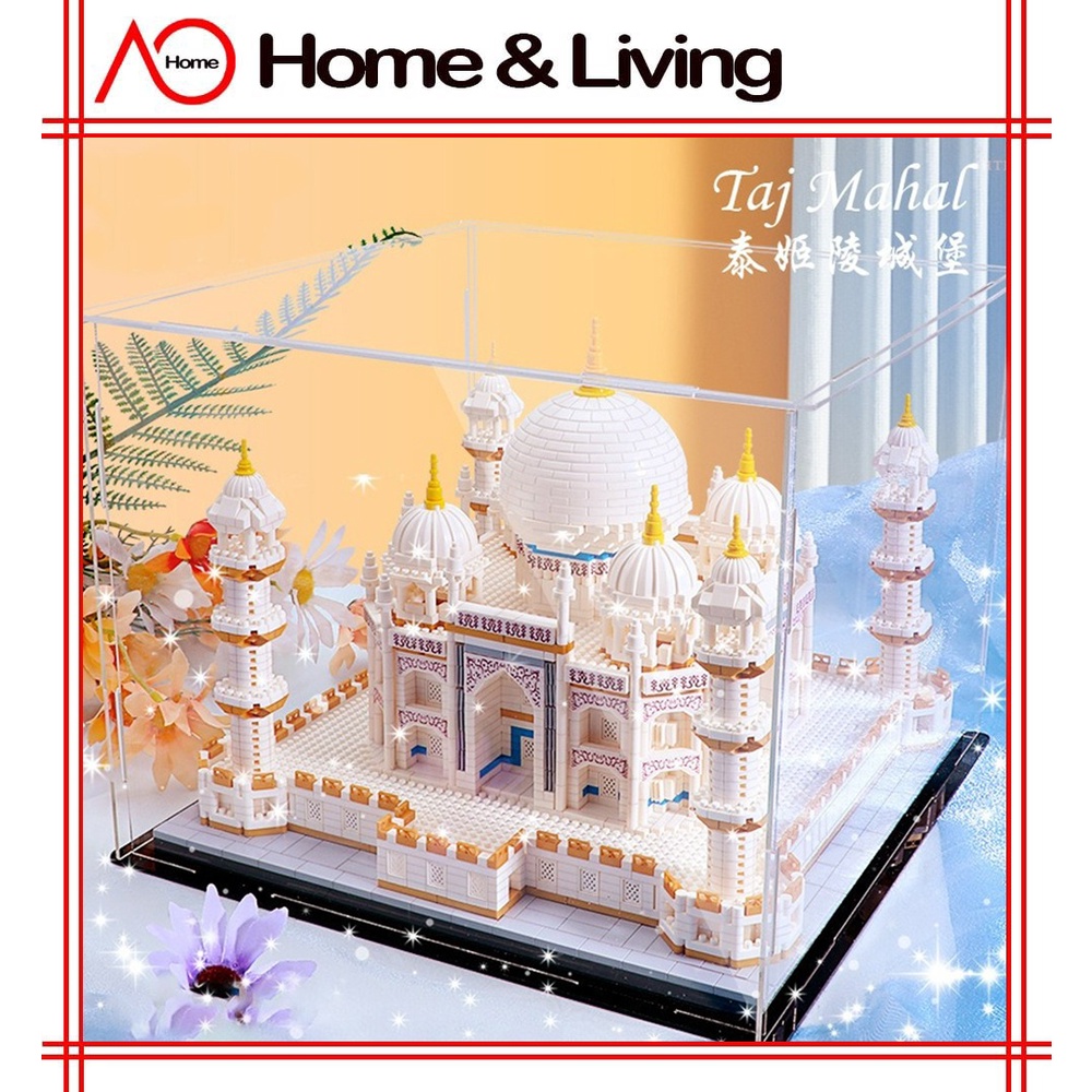 Nanoblock Taj Mahal - Kit De Construction Micro-pièces NBH-008 - Édition Limitée - Pour Adultes Et Ados