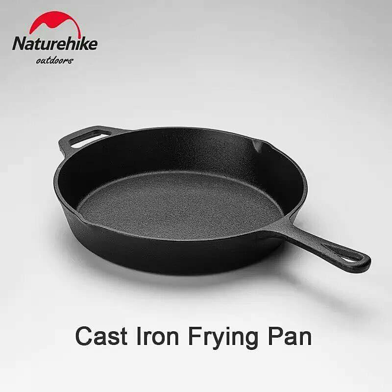 Naturehike Outdoor Cast Iron Frying Pan Iron Camping Pot Picnic Non