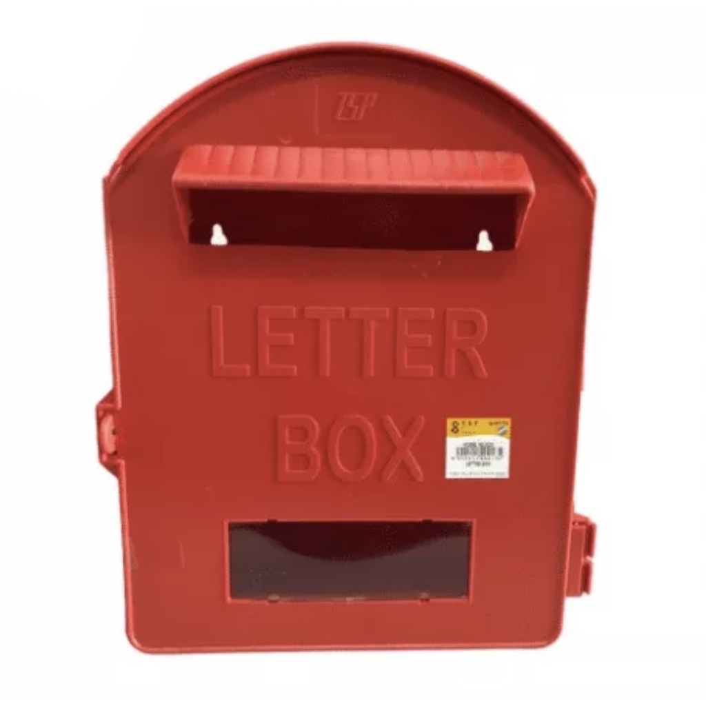 TSP 2020 PVC Plastic Red Letter Post Mail Box Mailbox Letterbox Peti
