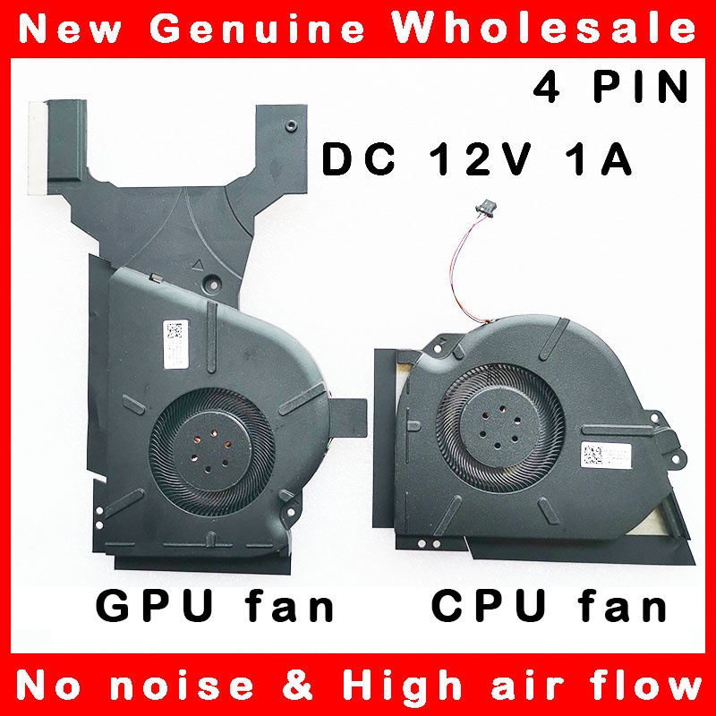 Laptop cpu gpu cooling fan cooler radiator for ASUS GX701GI9750 ROG ...