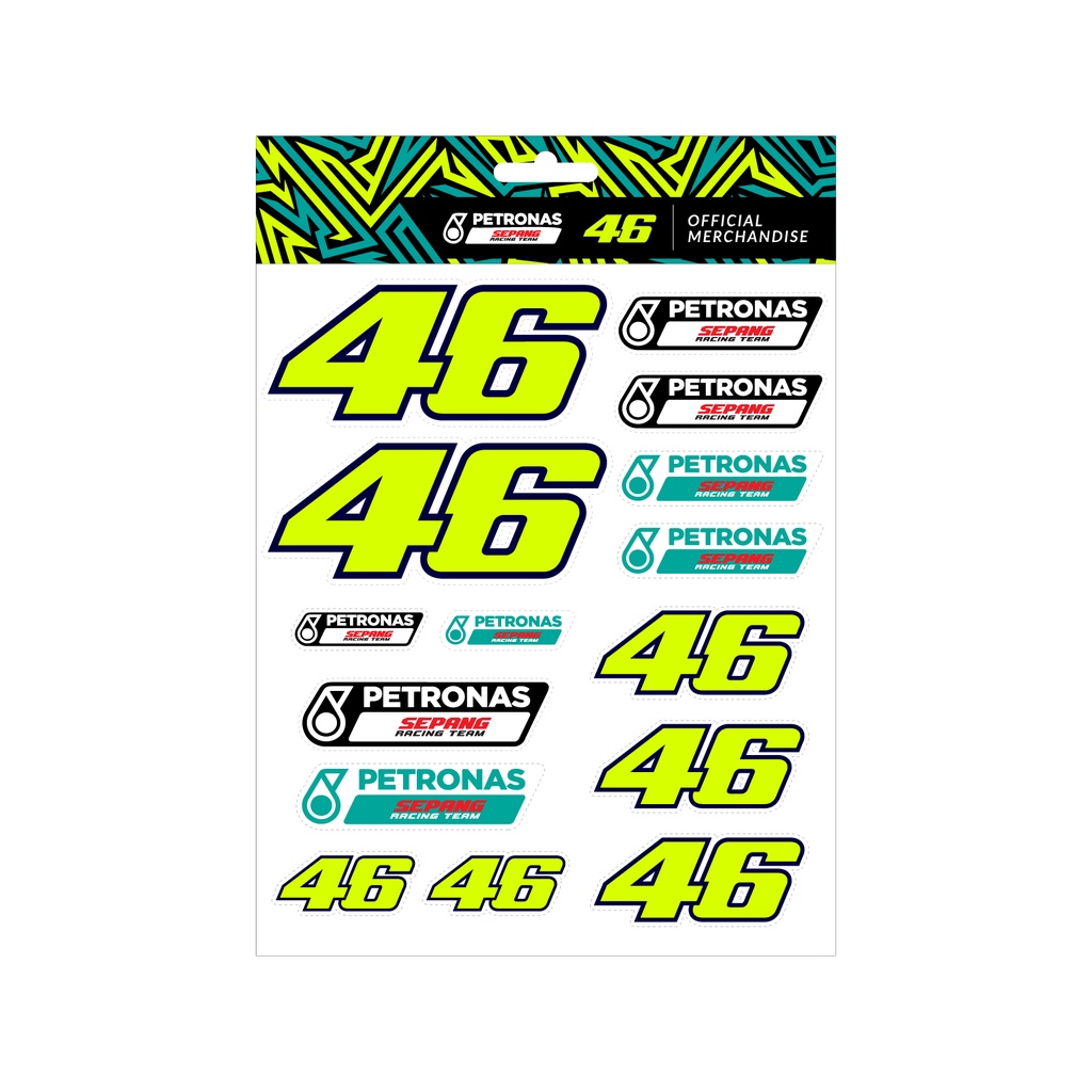 Exclusive Stickers VR46 | Shopee Malaysia