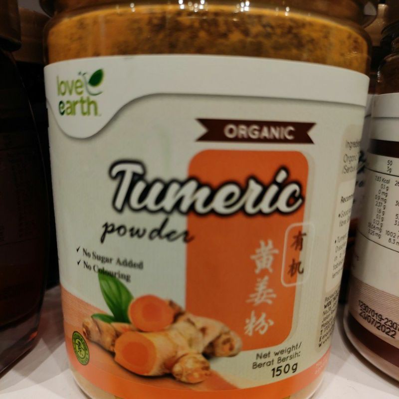 tumeric organic powder 150g | Shopee Malaysia