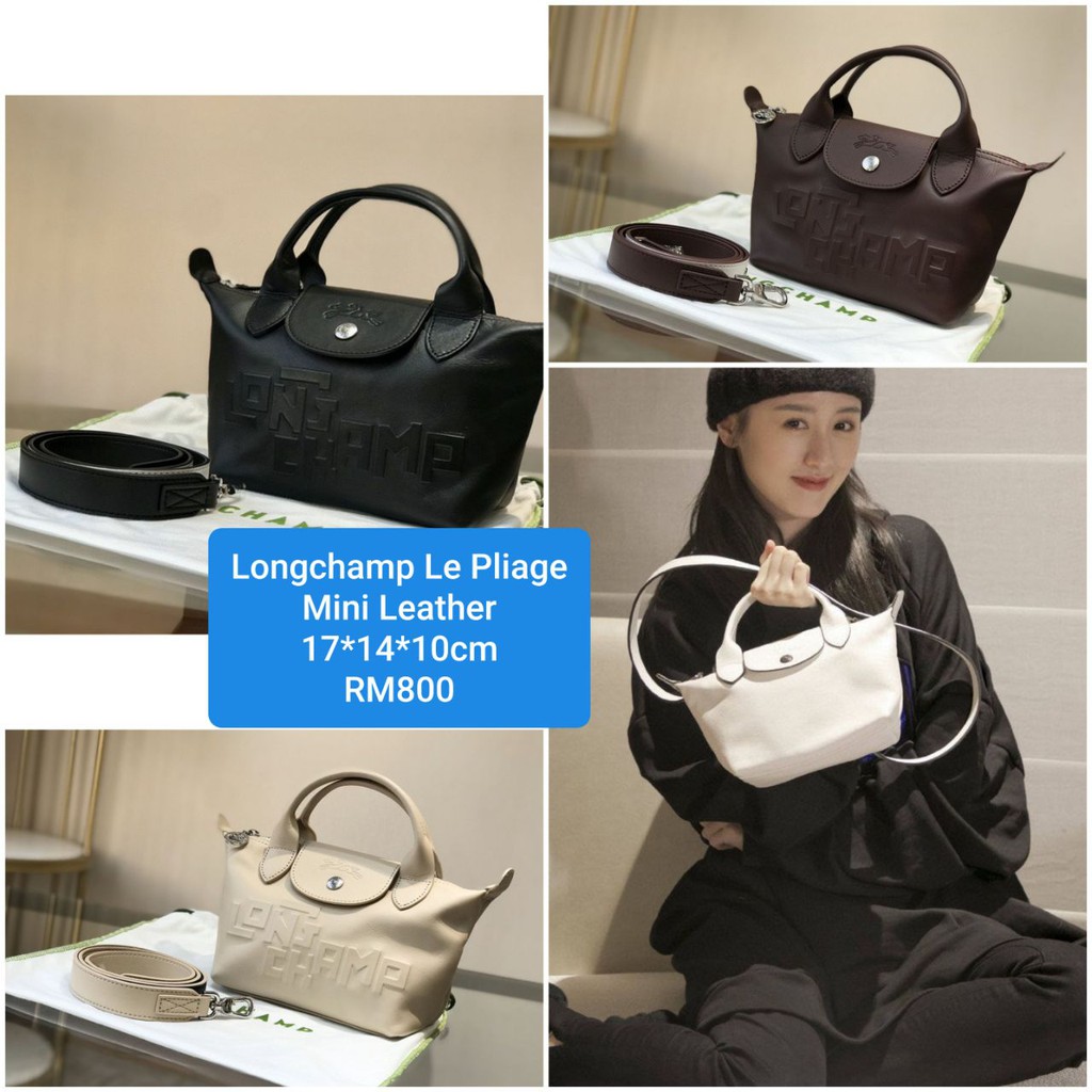 Longchamp leather small best sale