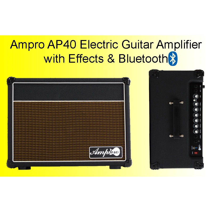 Ampro AP40 Electric Guitar Amplifier with Effects & Bluetooth