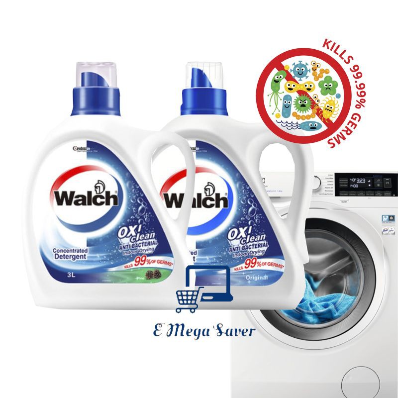 Walch Laundry Sanitiser & Laundry Detergents 3000ml Shopee Malaysia