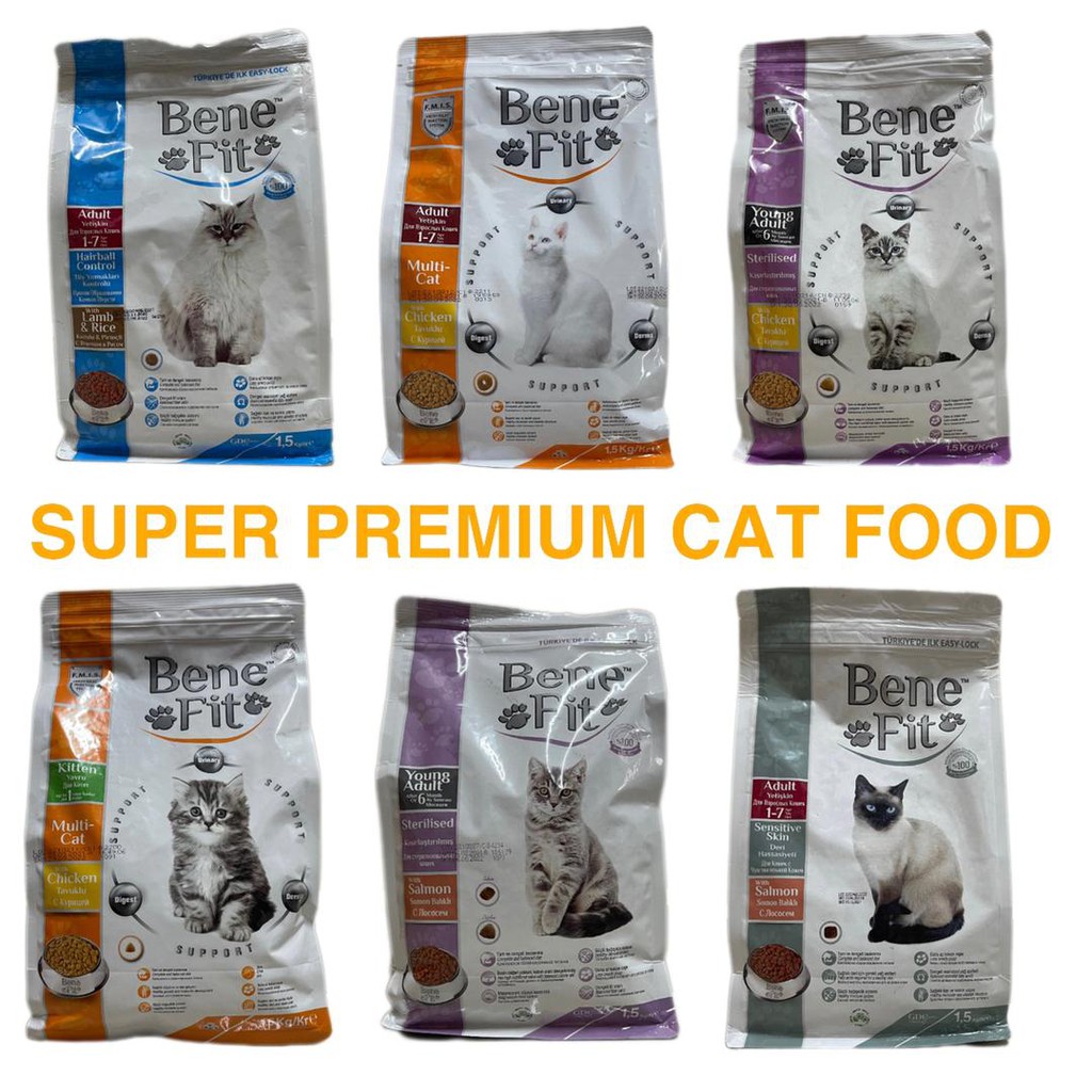 12KG BENEFIT SUPER PREMIUM CAT FOOD (5 TYPES) Shopee Malaysia