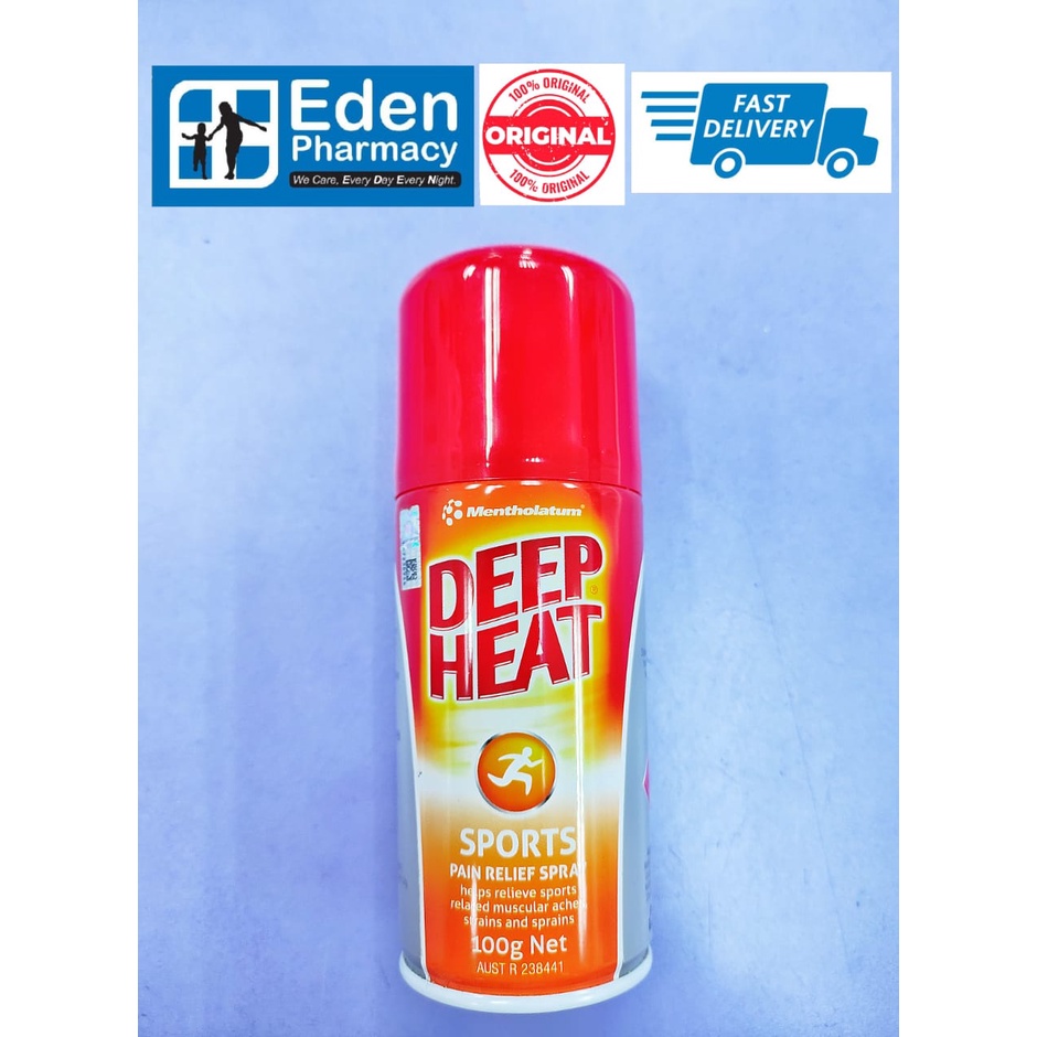 Mentholatum Deep Heat Sports Pain Relief Spray ( 100g ) Shopee Malaysia