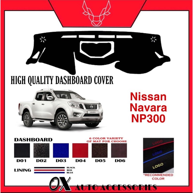 NISSAN NAVARA NP300 Dashboard Cover Anti Slip Thick Dashboard Mat High