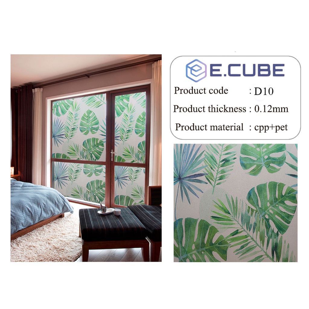 90cm x 1m/2m/3m/5m Frosted Glass Sticker Window Sticker Privacy Window ...