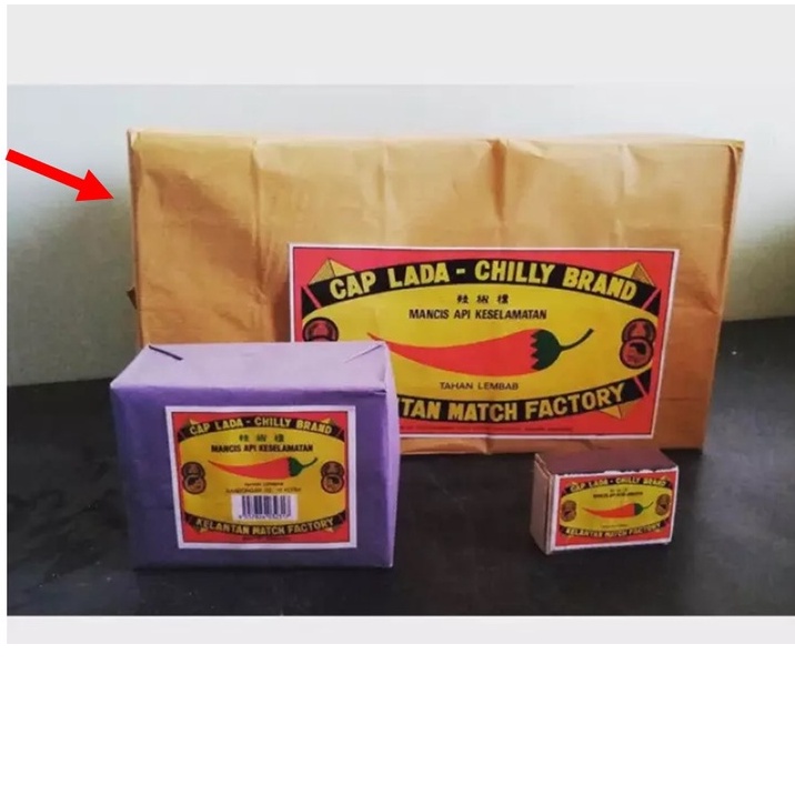 Mancis Kayu Api Cap Lada/Chilly Brand Matches (10 Pkts/Bundle) | Shopee ...