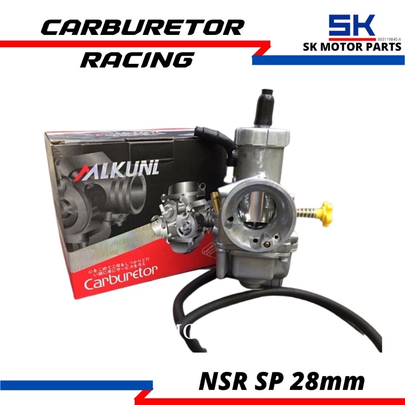 Racing Carburetor NSR SP 28mm(Copper Slide)Mikuni(Senang Setting)(honda