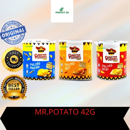 Mr Potato Chips Crisps 40g | Shopee Malaysia