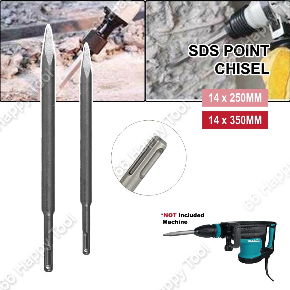 SDS Plus All Type Concrete Chisel Flat / Point / Scaling / Bent Electric Demolition Hammer