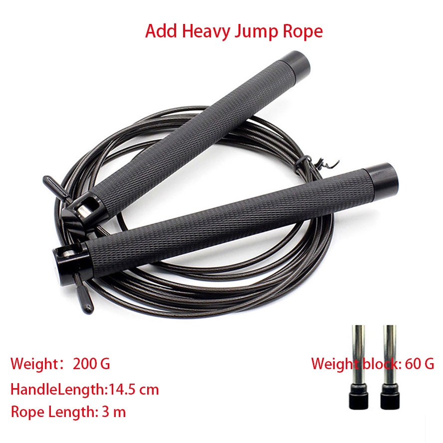 Elite Crossfitter Double Under Jump Rope with Adjustable, Extra Long