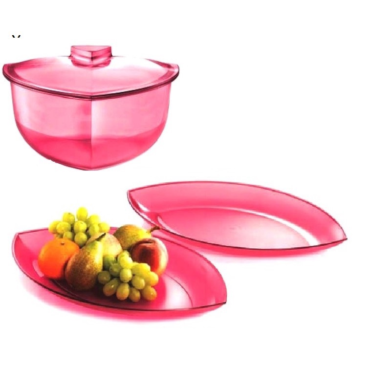 Tupperware Lotus Roza Serving Set Shopee Malaysia