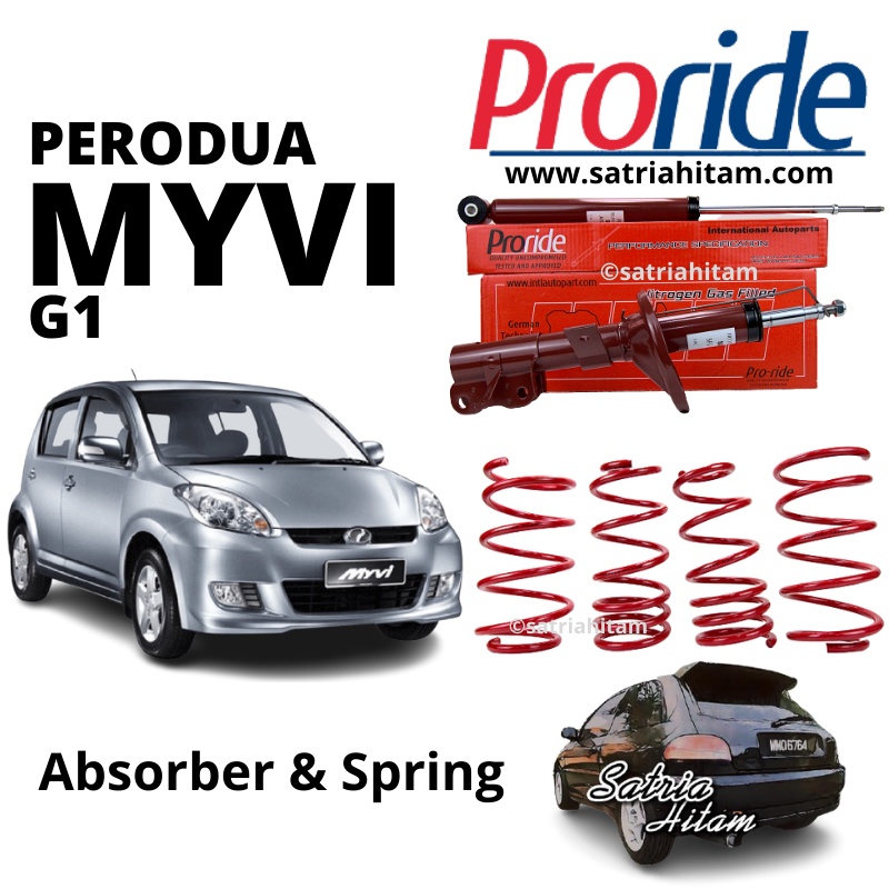 Perodua Myvi G1 Absorber Spring Proride Suspension - Standard ...