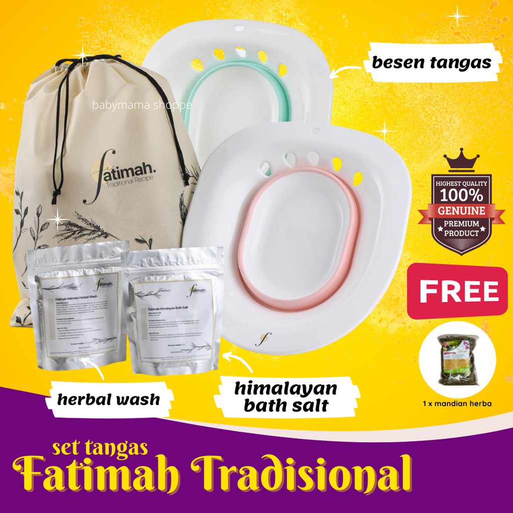 j/x [READY STOCK] SET BERTANGAS FATIMAH SITZ BATH (IBU HAMIL DAN