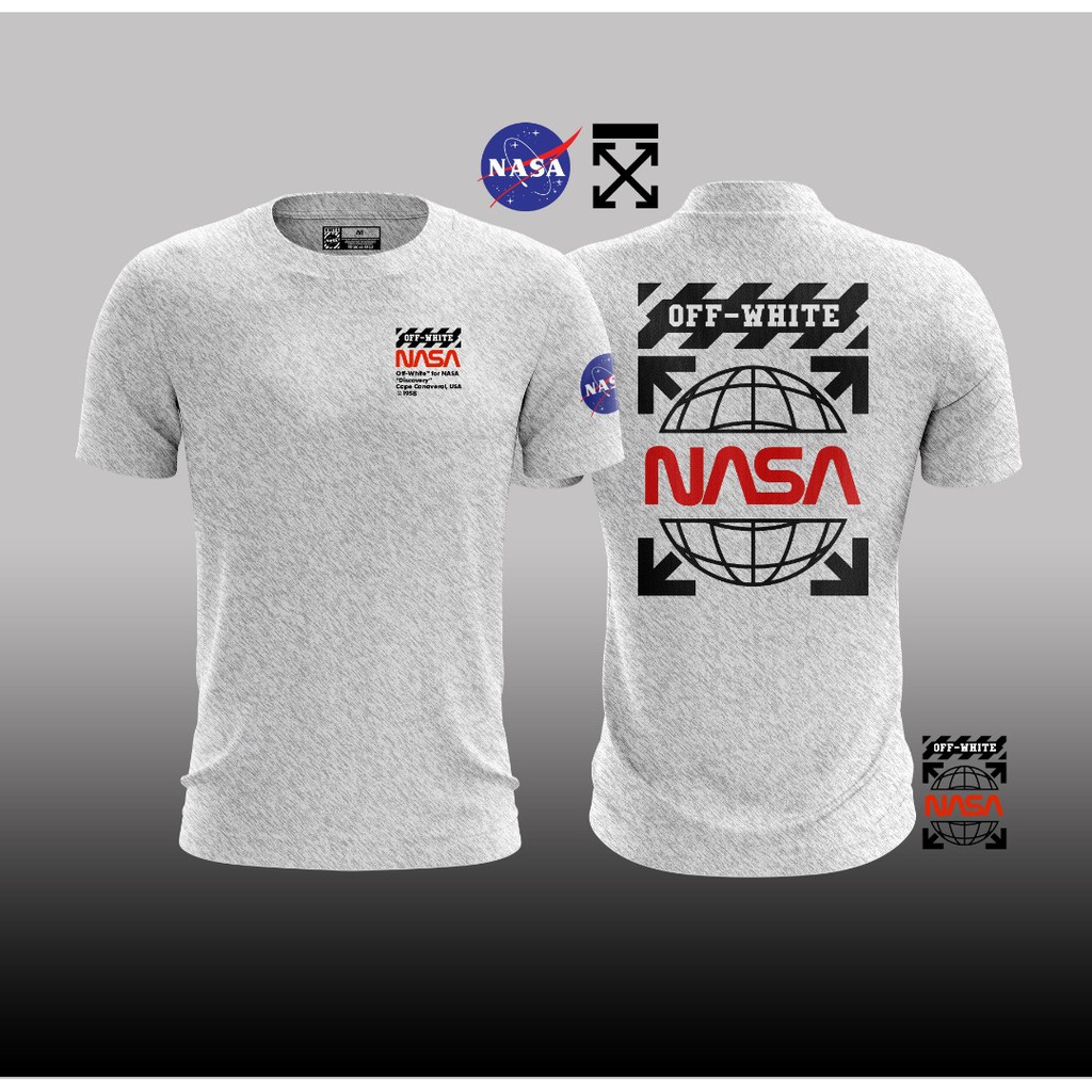 T Shirt Nasa X Off White Shopee Malaysia