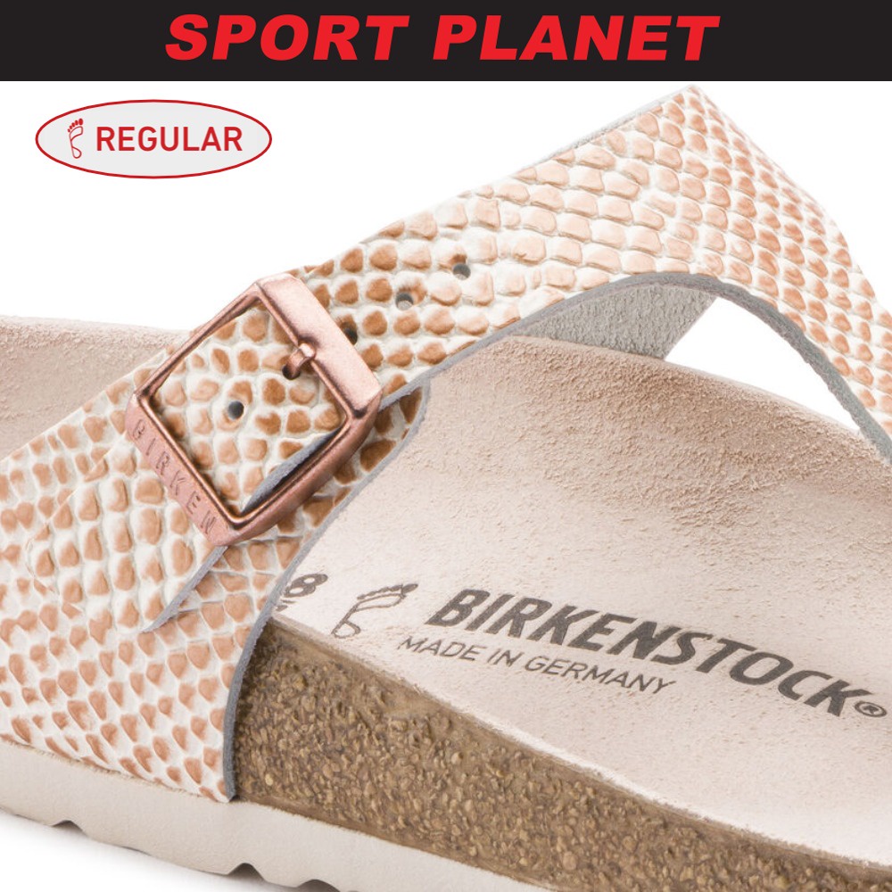 Birkenstock Women Gizeh Embossed Leather Sandal Shoe Kasut Perempuan 1012873 Sport Planet 19 12 Shopee Malaysia