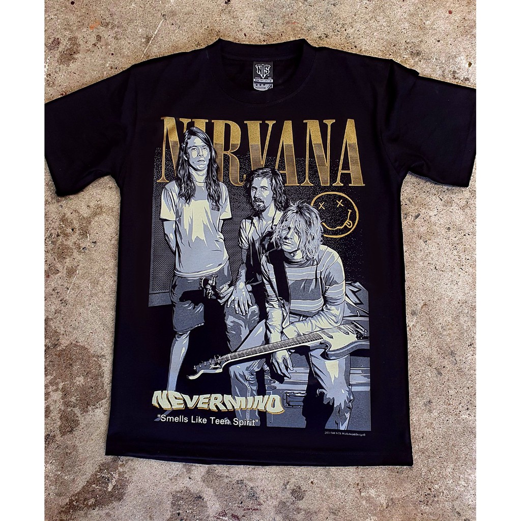 NIRVANA 'Smells Like Teen Spirit' Original New Type System T-Shirt