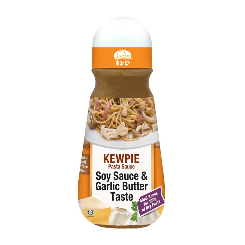 KEWPIE Pasta Sauce SEAFOOD & SPICES / SOY SAUCE & GARLIC BUTTER Taste sos makanan laut spaghetti
