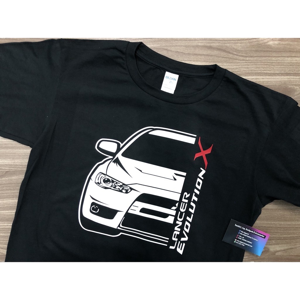T-shirt Mitsubishi Lancer Evolution JDM Fan Art - 100% Coton, Neuf Avec étiquettes, Unisexe