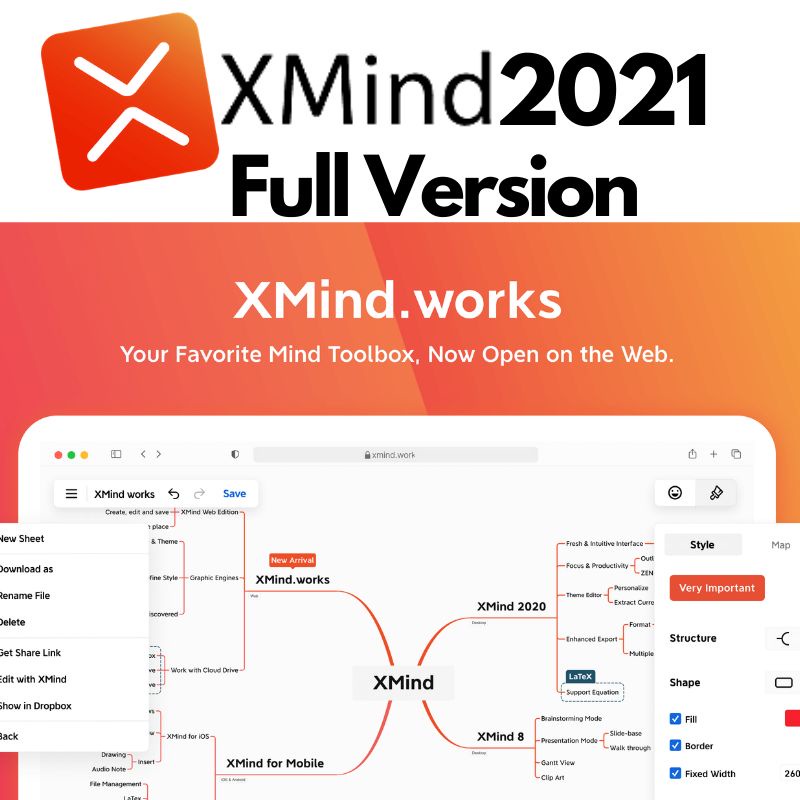 XMIND MIND MAPPING SOFTWARE V11 2021 FULL VERSION | Shopee Malaysia