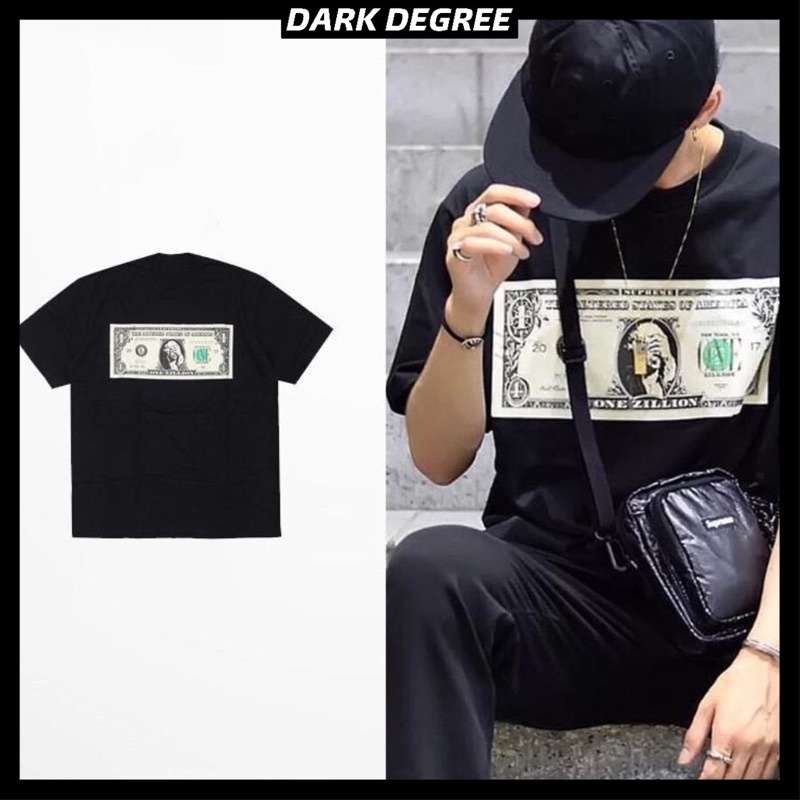 SUPREME Dollar Oversized Tee 260g Heavy Cotton Oversized Short