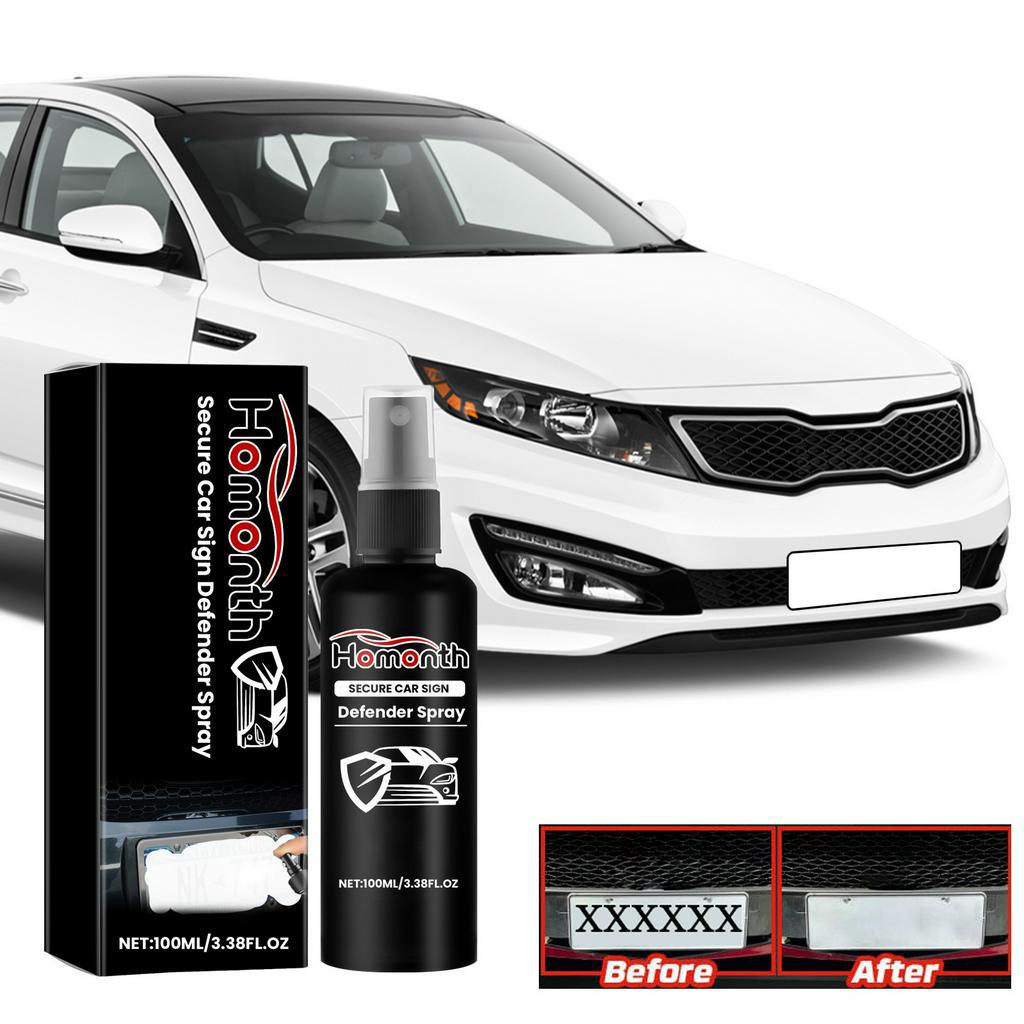 Homonth Automobile Protection Spray License Plate Coating Lasting